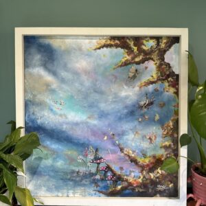 Lost But Never Alone | Original Acrylic Painting On Board | 63.5 × 60.5 cm