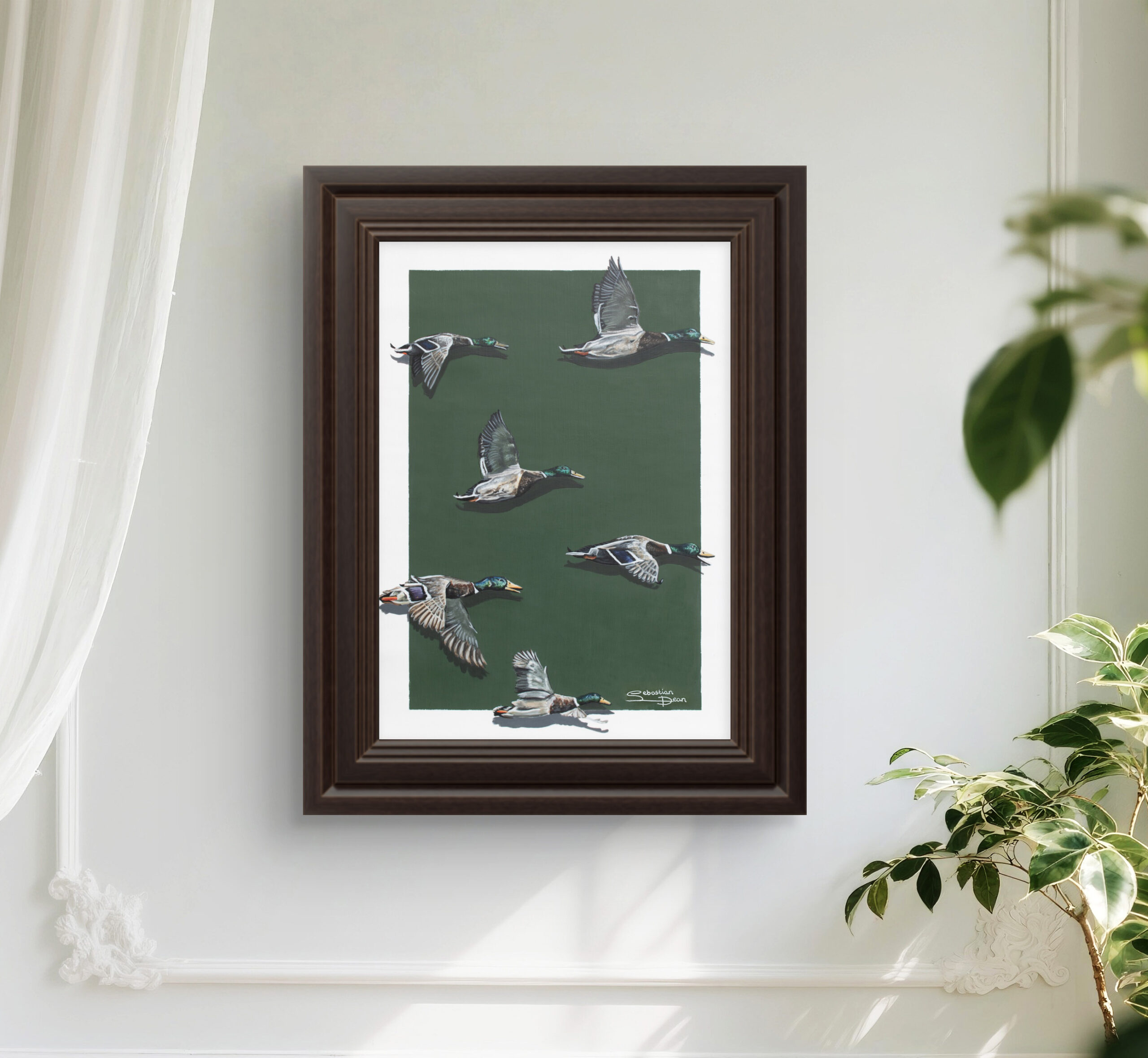 Game Birds in Flight – Three-Piece Acrylic Art Collection (A3 Originals) - Image 2