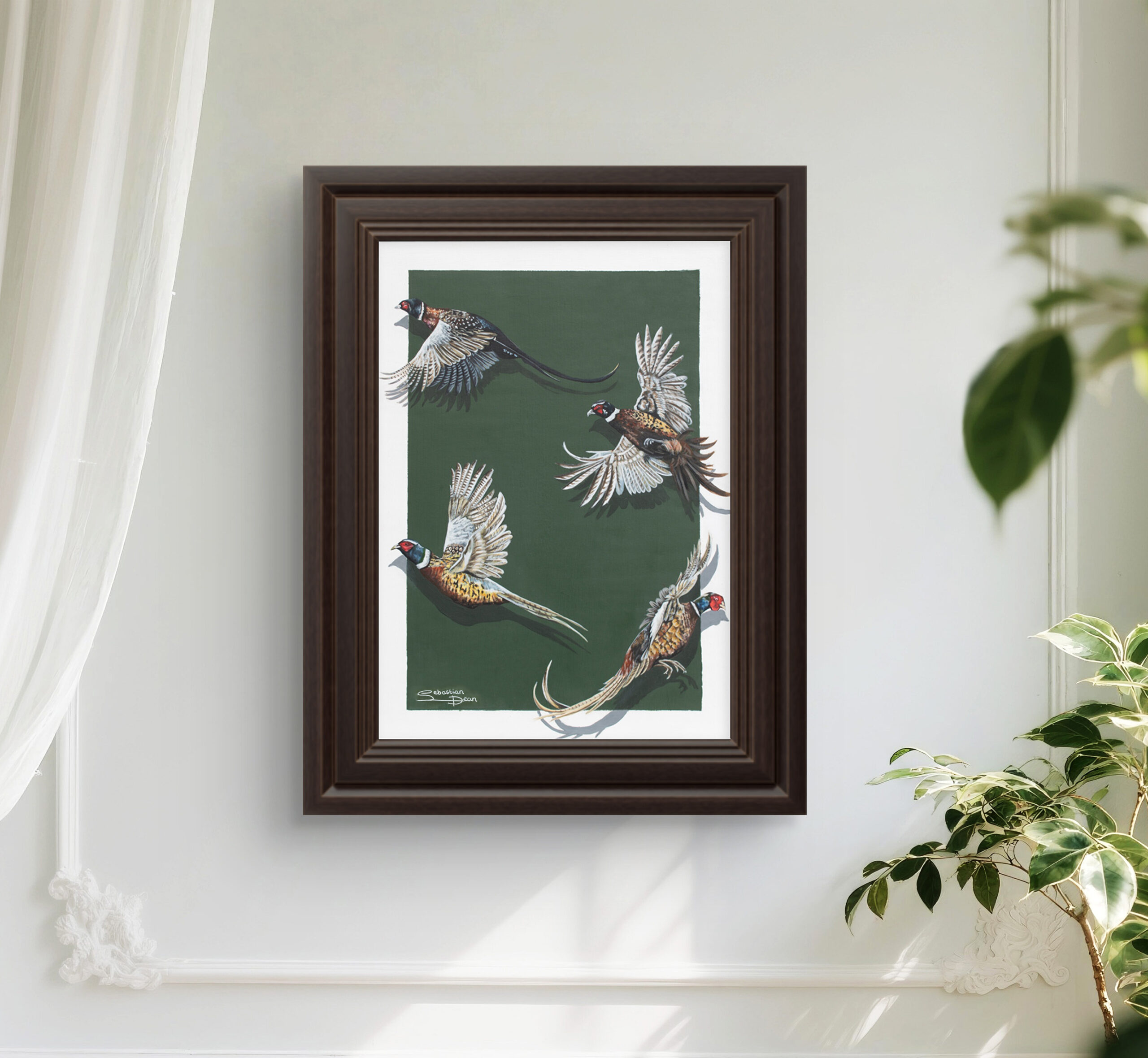 Game Birds in Flight – Three-Piece Acrylic Art Collection (A3 Originals) - Image 3